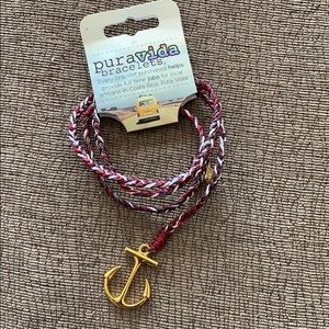 Pura Vida Wrap Anchor Bracelet